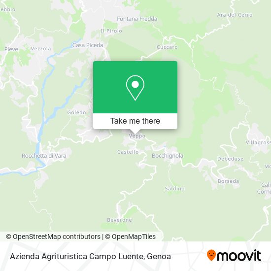 Azienda Agrituristica Campo Luente map