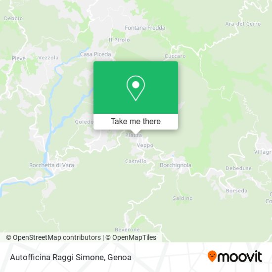 Autofficina Raggi Simone map
