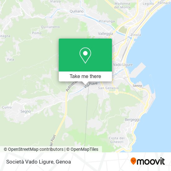 Società Vado Ligure map