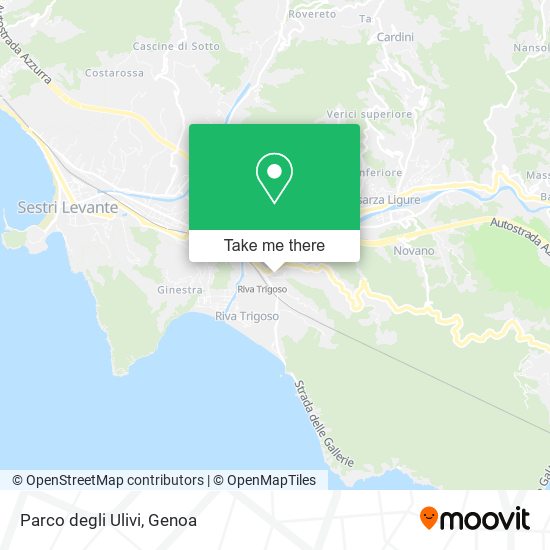 Parco degli Ulivi map