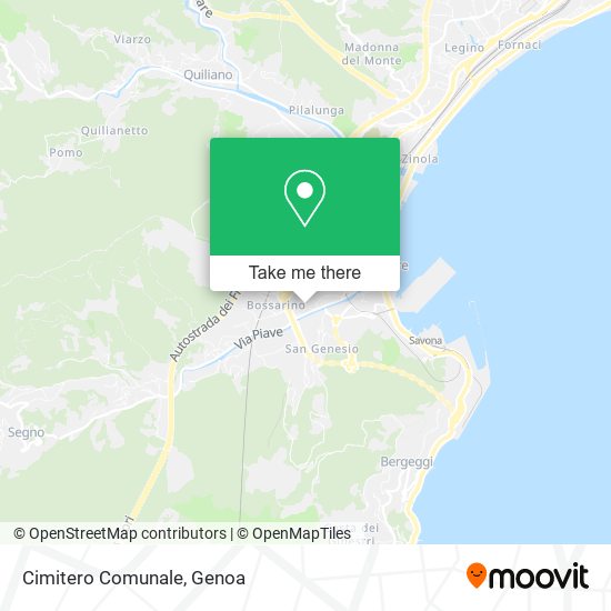 Cimitero Comunale map