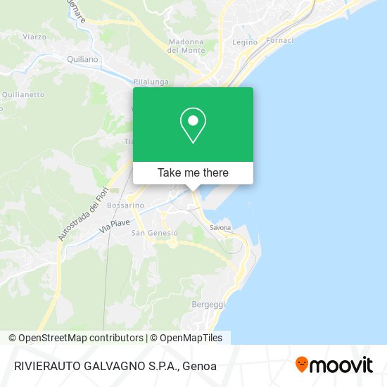RIVIERAUTO GALVAGNO S.P.A. map