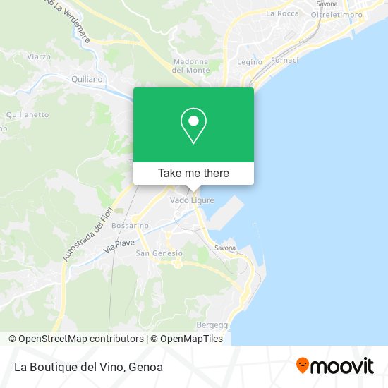 La Boutique del Vino map