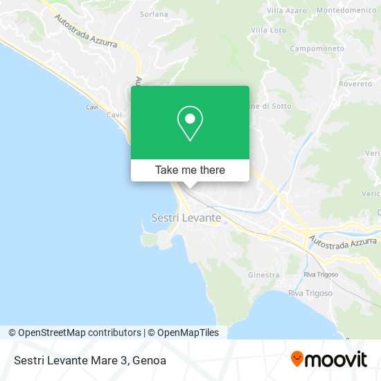 Sestri Levante Mare 3 map