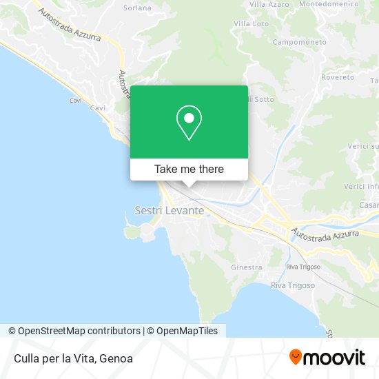 Culla per la Vita map