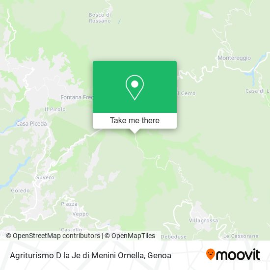 Agriturismo D la Je di Menini Ornella map