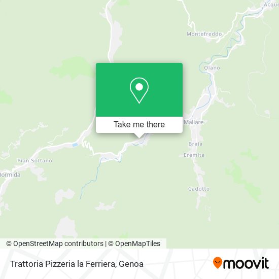 Trattoria Pizzeria la Ferriera map
