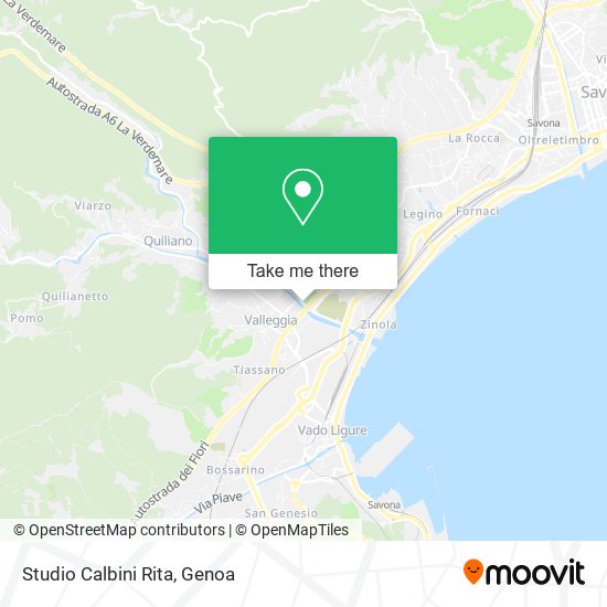 Studio Calbini Rita map