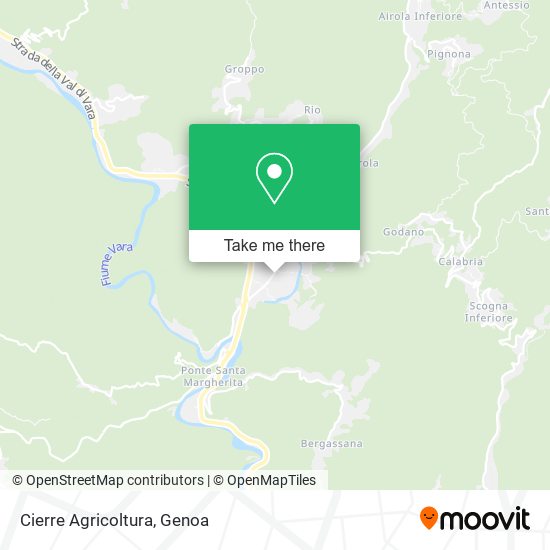 Cierre Agricoltura map
