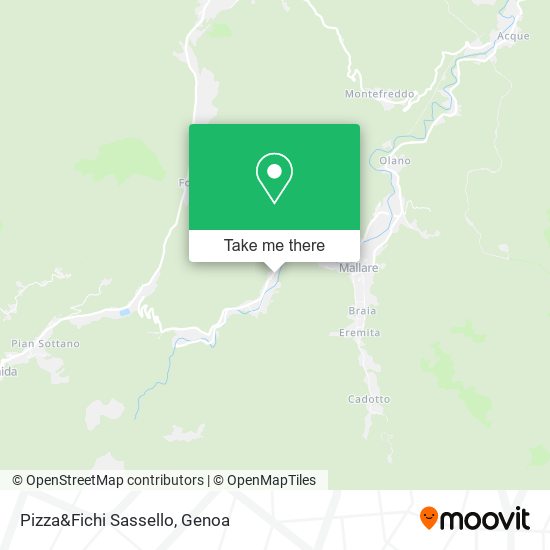 Pizza&Fichi Sassello map