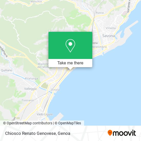 Chiosco Renato Genovese map