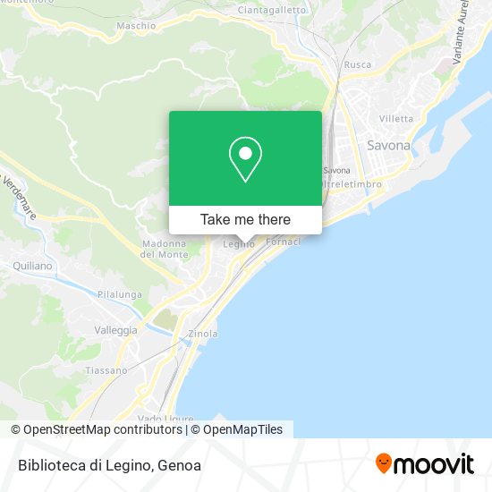 Biblioteca di Legino map