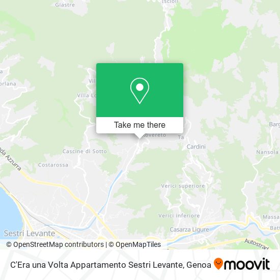C'Era una Volta Appartamento Sestri Levante map