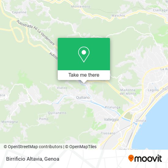 Birrificio Altavia map