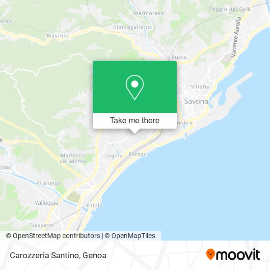 Carozzeria Santino map