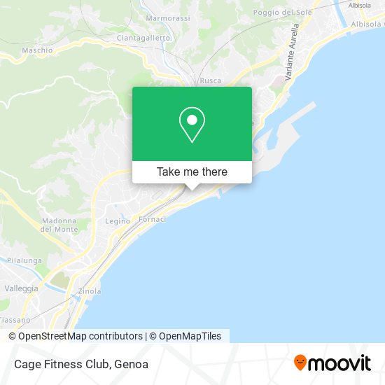 Cage Fitness Club map