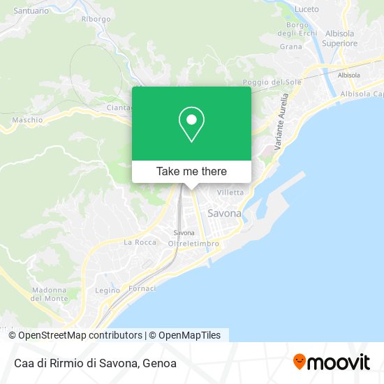 Caa di Rirmio di Savona map