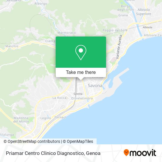 Priamar Centro Clinico Diagnostico map