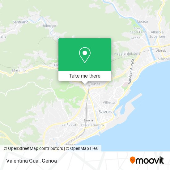 Valentina Gual map