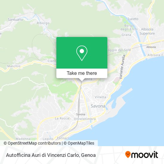 Autofficina Auri di Vincenzi Carlo map