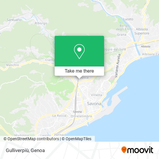 Gulliverpiù map