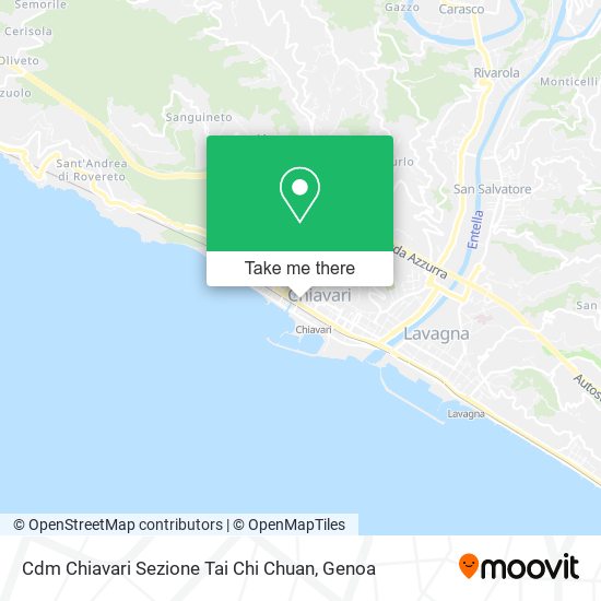 Cdm Chiavari Sezione Tai Chi Chuan map