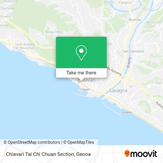 Chiavari Tai Chi Chuan Section map