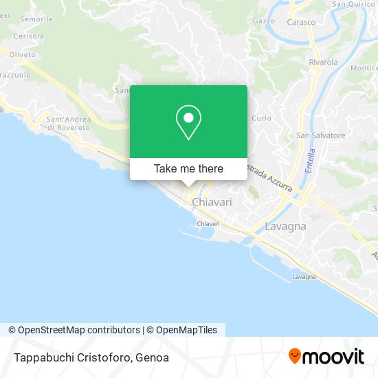 Tappabuchi Cristoforo map