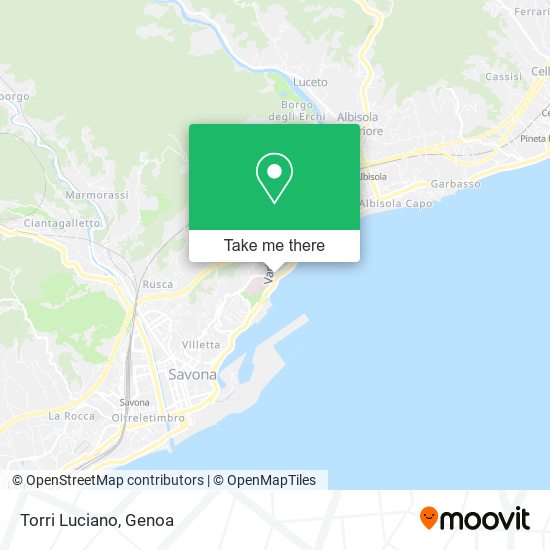 Torri Luciano map
