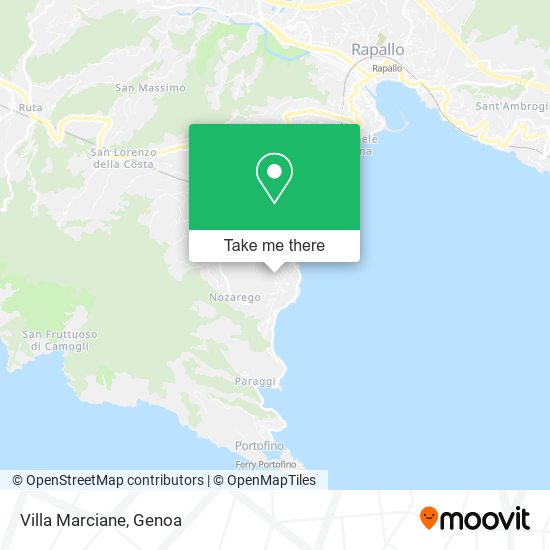 Villa Marciane map