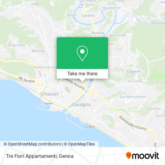 Tre Fiori Appartamenti map