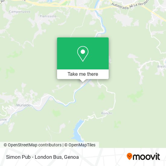 Simon Pub - London Bus map