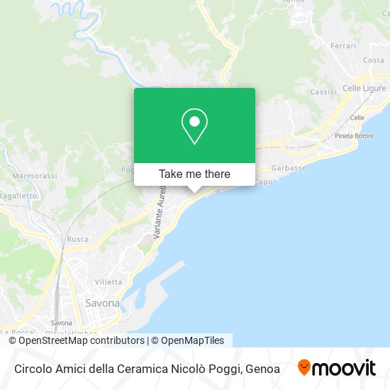 Circolo Amici della Ceramica Nicolò Poggi map