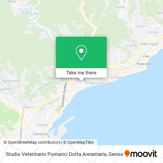 Studio Veterinario Pomarici Dotta Annamaria map