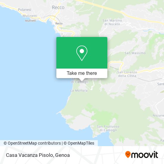 Casa Vacanza Pisolo map