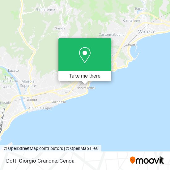 Dott. Giorgio Granone map
