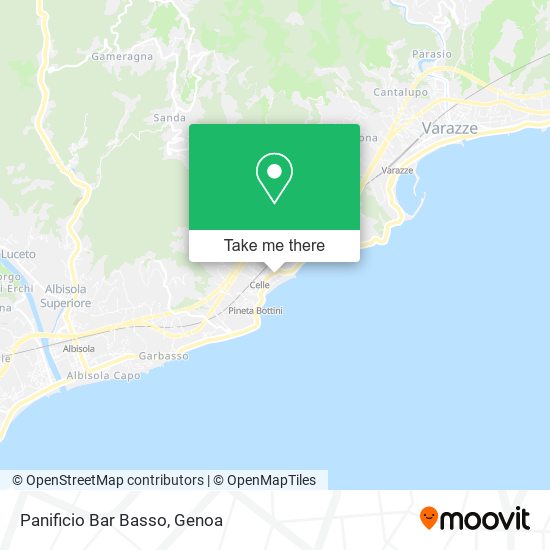 Panificio Bar Basso map