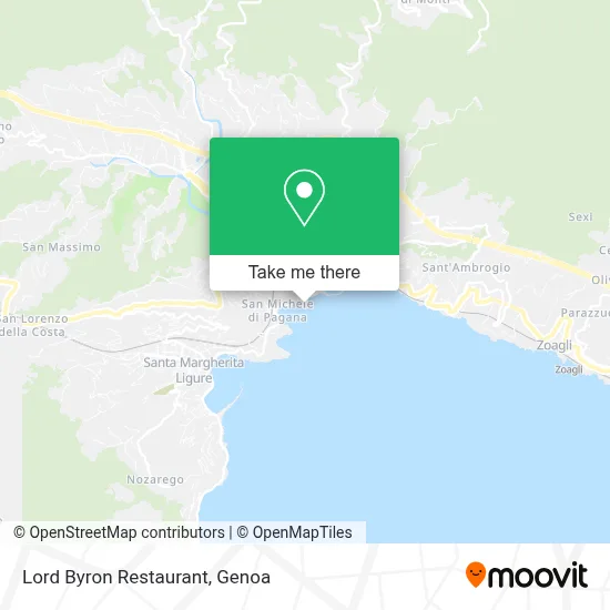 Lord Byron Restaurant map