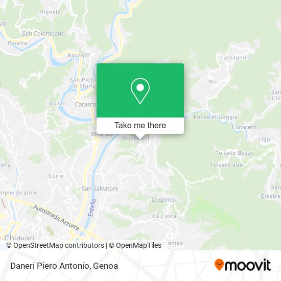 Daneri Piero Antonio map