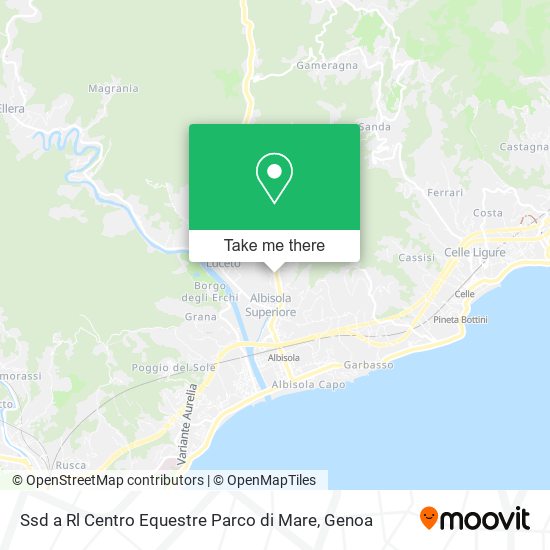 Ssd a Rl Centro Equestre Parco di Mare map