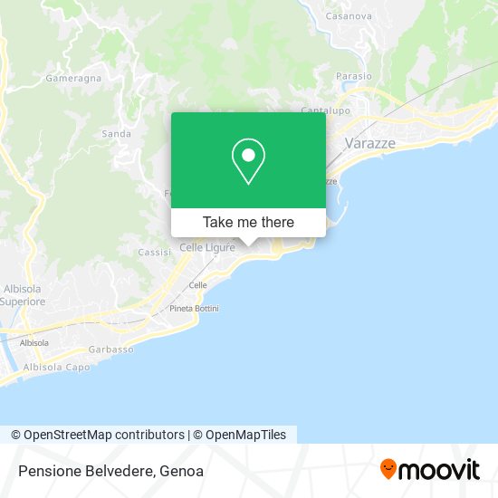 Pensione Belvedere map