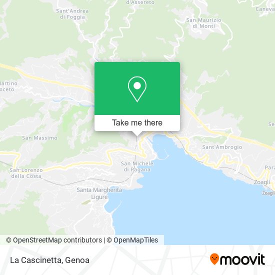 La Cascinetta map