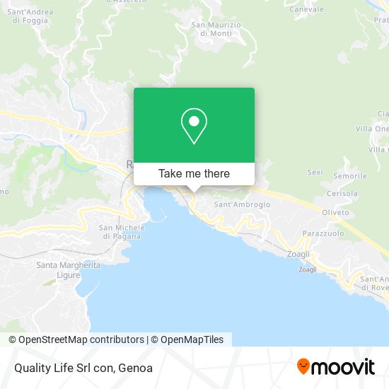 Quality Life Srl con map