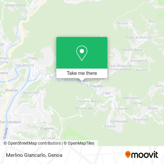 Merlino Giancarlo map