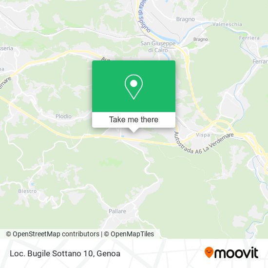 Loc. Bugile Sottano 10 map