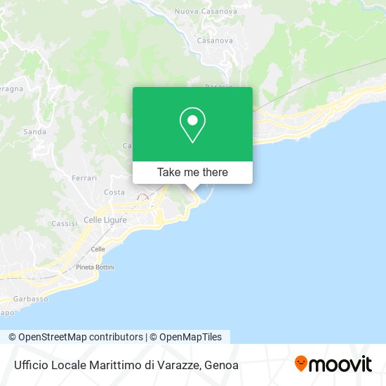 Ufficio Locale Marittimo di Varazze map