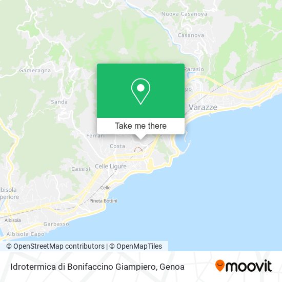 Idrotermica di Bonifaccino Giampiero map