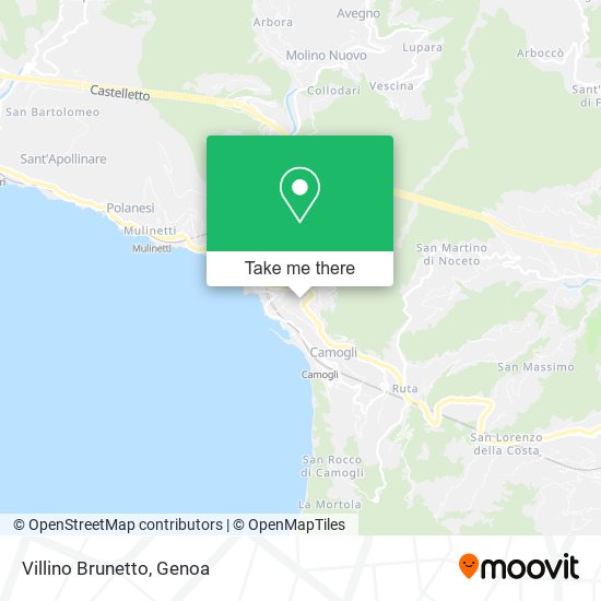 Villino Brunetto map