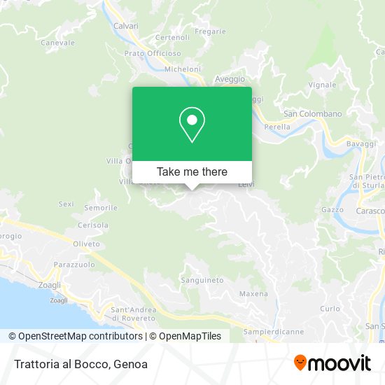 Trattoria al Bocco map