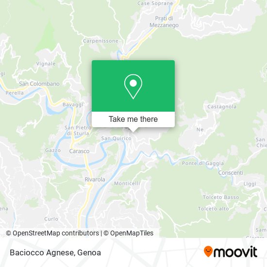 Baciocco Agnese map